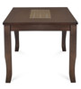 Camilla 6 Seater Dining Set in Walnut Finish with Bench