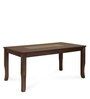 Camilla 6 Seater Dining Set in Walnut Finish