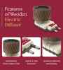 Wooden Plug-In Aroma Diffuser Camphor Burner