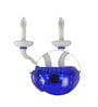 Campton Premium White & Blue Metal & Glass Wall Light