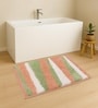 Canada Stripes Pink Microfiber 16x24 Inches Super Soft Bath Mat