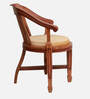 Canasto Teak Wood Arm Chair In Teak Finish (Set of 2)