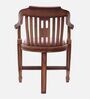 Canasto Teak Wood Arm Chair In Teak Colour (Set of 2)