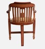 Canasto Teak Wood Arm Chairs Teak In Beige Finish