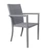 Canberra Wicker Table And Chair Set ( With 2 Chairs ) In Grey Finish