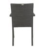 Canberra Wicker Table And Chair Set ( With 2 Chairs ) In black Finish