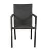 Canberra Wicker Table And Chair Set ( With 2 Chairs ) In black Finish