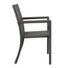 Canberra Wicker Table And Chair Set ( With 2 Chairs ) In black Finish