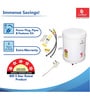 Candes 15 Litre Automatic Instant Storage Electric Water Heater with Anti Rust Coating