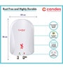 Candes 3 Litre Instant Electric Water Heater Multiple Safety Geyser