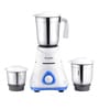 Candes Bolt 550 Mixer Grinder (3 Jars, White, Blue)