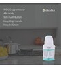 Candes Chop Master 250W Electric Chopper with Double Blade (White and Blue)
