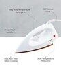 Candes EI107 1000W Non Stick Dry Iron (White)