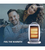 Candes Infra3 1200W Halogen Room Heater (White/Grey)