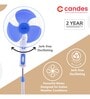 Candes Platine 400mm 3 Blade Automatic Oscillation Pedestal Fan  (16PFWB02)