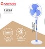 Candes Platine 400mm 3 Blade Automatic Oscillation Pedestal Fan  (16PFWB02)