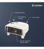 Candes Radiant 2000W Silent Blower Fan Room Heater (White)