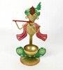 (1Pc) Multicolor Metal Krishna Tea Light Holder