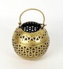 (1Pc) Gold Metal Diwali Decoration Tea Light Holder