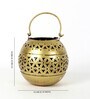 (1Pc) Gold Metal Diwali Decoration Tea Light Holder