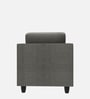 Candour Fabric 1 Seater Sofa In Grey Colour
