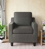 Godrej Interio Candour Fabric 1 Seater Sofa In Grey Colour