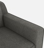 Candour Fabric 1 Seater Sofa In Grey Colour