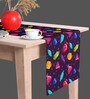 Candy Cartoon  Multicolor (60 x 16) Velvet Table Runner