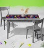 Candy Cartoon  Multicolor (60 x 16) Velvet Table Runner