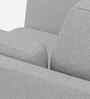 Candy Fabric 1 Seater Sofa in Dim Grey Color