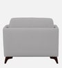 Candy Fabric 1 Seater Sofa in Dim Grey Color