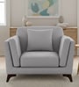 Candy Fabric 1 Seater Sofa in Dim Grey Color
