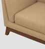 Candy Fabric 1 Seater Sofa in Copper Brown Color