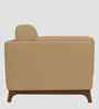 Candy Fabric 1 Seater Sofa in Copper Brown Color
