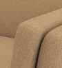 Candy Fabric 1 Seater Sofa in Copper Brown Color