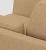 Candy Fabric 1 Seater Sofa in Copper Brown Color