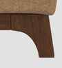 Candy Fabric 1 Seater Sofa in Copper Brown Color