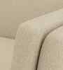 Candy Fabric 1 Seater Sofa in Cotton Beigen Color