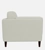Candy Fabric 1 Seater Sofa in Pearl White Color