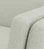 Candy Fabric 1 Seater Sofa in Pearl White Color
