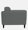 Candy Fabric 1 Seater Sofa in Nimbus Grey Color