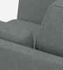 Candy Fabric 1 Seater Sofa in Nimbus Grey Color