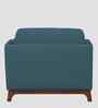 Candy Fabric 1 Seater Sofa in Sea Blue Color