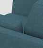 Candy Fabric 1 Seater Sofa in Sea Blue Color