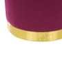 Candy Pouffe In Maroon Color