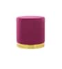 Candy Pouffe In Maroon Color