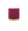 Candy Pouffe In Maroon Color