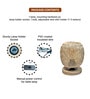 Cane and Bamboo Modern Mesh Table Lamp