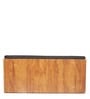 Agrabah Shoe Rack with Seating in Teak Finish