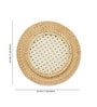 Cane Webbing Plate Liner Placemat (Beige)